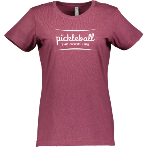 GOOD Life Cotton T-Shirt - Women's 2 GOOD Life Cotton T-Shirt - Women's -Pickleball Store GoodLife W CTN BU 82147.1677285214