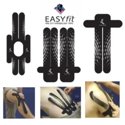 Mueller EasyFit Kinesiology Pre-Cut Shaped Tape -Pickleball Store MUEEFKN 5 47451.1663784785
