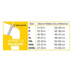 OS1st KS7 Performance Knee Sleeve -Pickleball Store OSF117 9 53303.1663784800