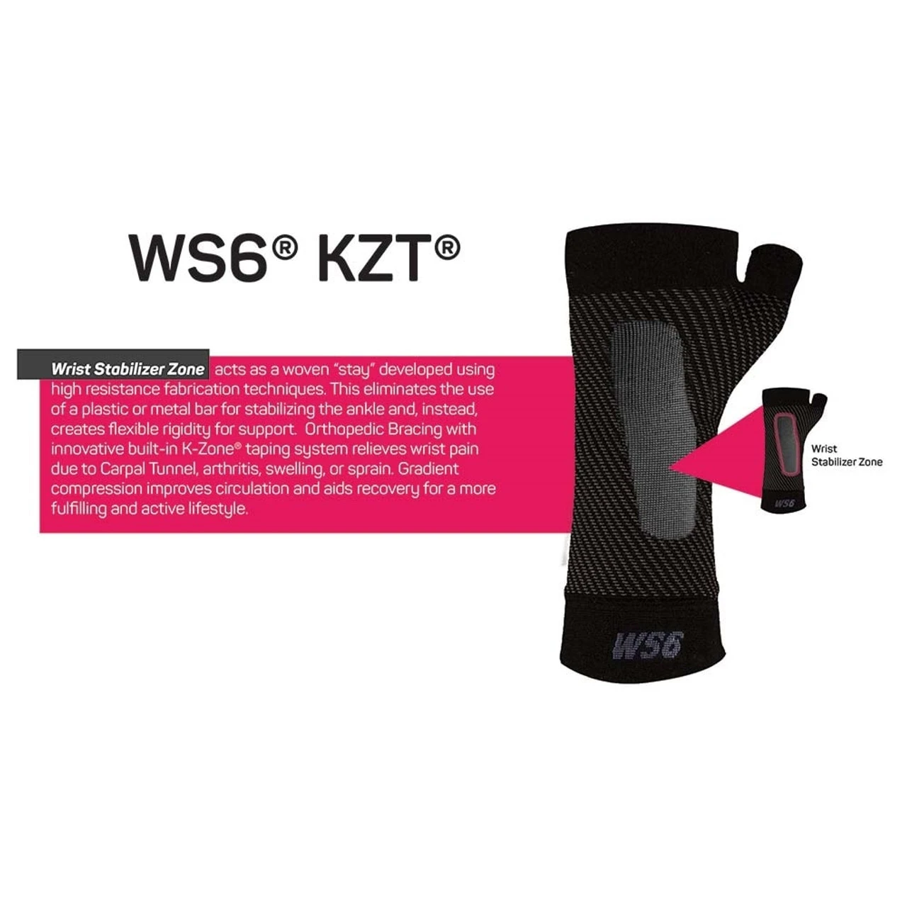 OS1st WS6 Performance Wrist Sleeve 4 OS1st WS6 Performance Wrist Sleeve - Image 4