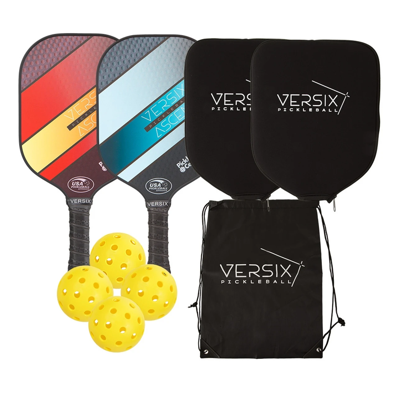 Versix Ascent 5C 2 Paddle Bundle - Blue / Orange 1 Versix Ascent 5C 2 Paddle Bundle - Blue / Orange