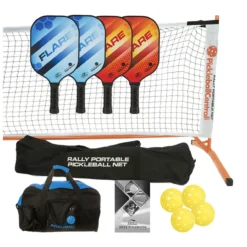 Rally Flare Graphite Set - Paddles/balls/net System/duffel/rules