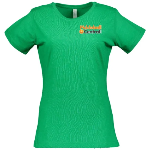 Pickleball Central Pro Cotton T-Shirt - Women's 1 Pickleball Central Pro Cotton T-Shirt - Women's -Pickleball Store PBCPro W CTN GR 71188.1666627525