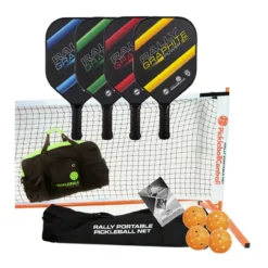 Rally Graphite Power 5.0 Set/Paddles/Net/Balls/Bag/Rules