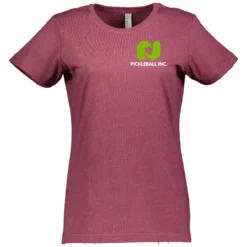 Pickleball Inc. Pro Cotton T-Shirt - Women's -Pickleball Store PBIPro W CTN BU 01797.1678745902