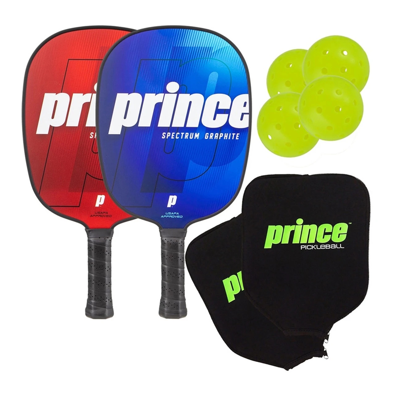 Spectrum Graphite 2-Paddle Bundle – Paddles/Balls/Covers 1 Spectrum Graphite 2-Paddle Bundle – Paddles/Balls/Covers
