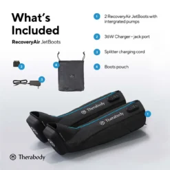 Therabody RecoveryAir JetBoots Compression System 16 Therabody RecoveryAir JetBoots Compression System -Pickleball Store TBI155 9 38002.1663784808