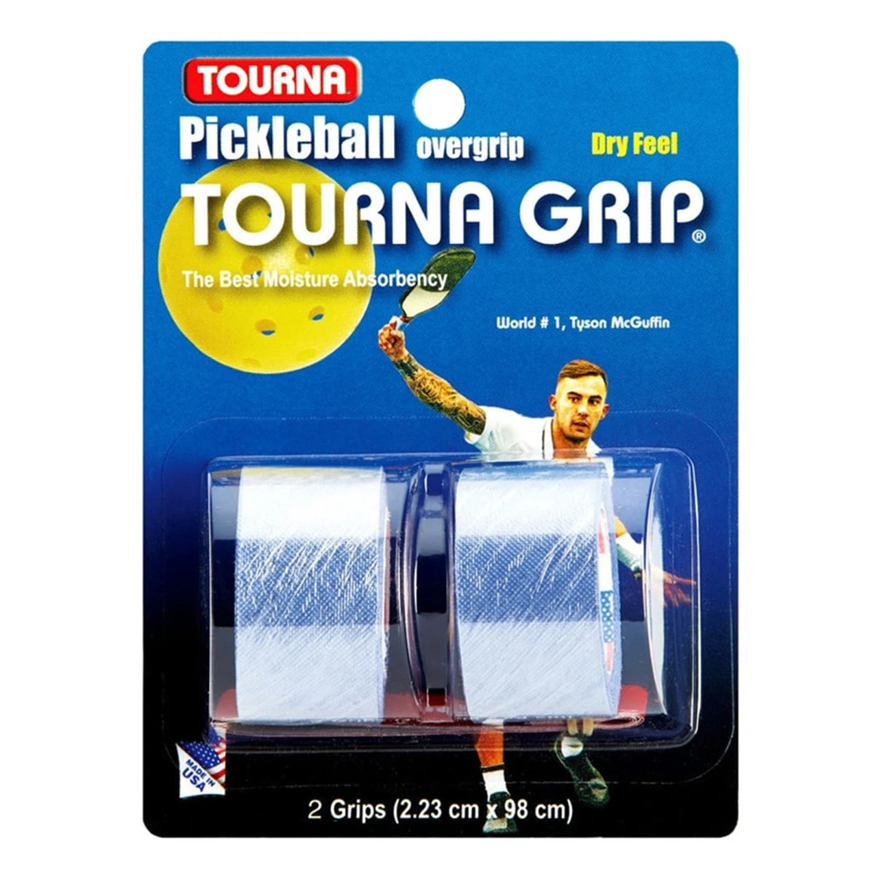 Tourna Pickleball Grip - Moisture Absorbency 1 Tourna Pickleball Grip - Moisture Absorbency