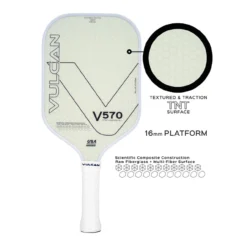 Vulcan V570 FRP Fiberglass Paddle -Pickleball Store VUL731 B570FRP 4 1000 93308.1676402978