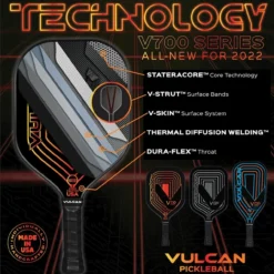 Vulcan V710 MAX Paddle 7 Vulcan V710 MAX Paddle -Pickleball Store VULV710 5 63453.1676319799